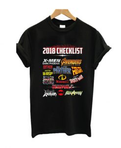 2018 Checklist T Shirt