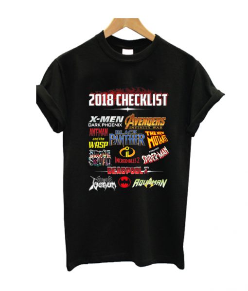 2018 Checklist T Shirt