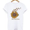 Breast cancer sunflower multiple sclerosis awareness shirt