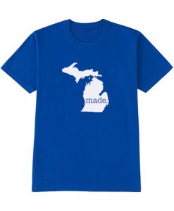 Michigan MI Made Tri Blend Track T-Shirt