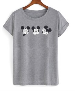 Mickey mouse expression t shirt