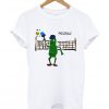 Pickle Playing Pickleball T Shirt
