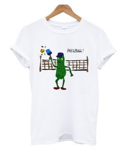 Pickle Playing Pickleball T Shirt