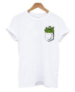 Pickle Rick And Morty Pocket T Shirt