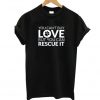 Rescue Dog Ladies T-Shirt