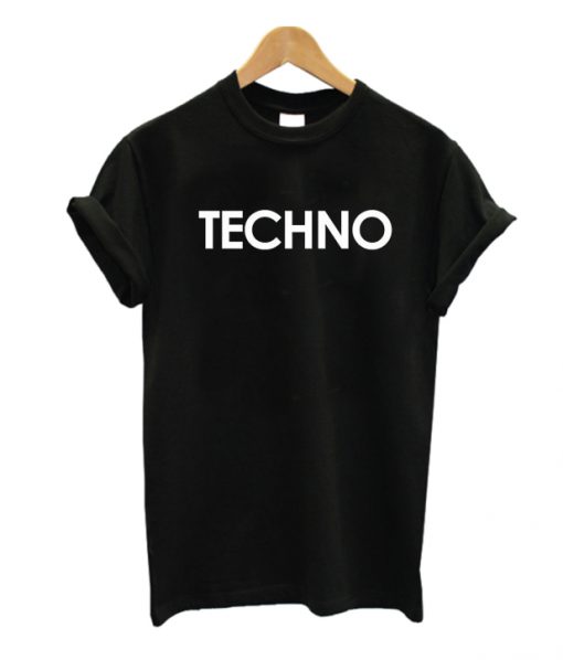 techno Music Black t Shirt