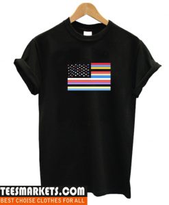 American flags T shirt
