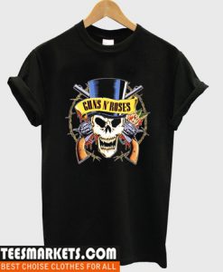Guns n roses skull logo t-shirt