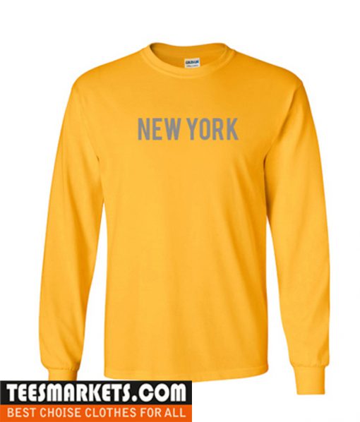 New York Yellow Sweatshirt