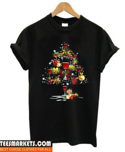 Wine glass Christmas T Shirt