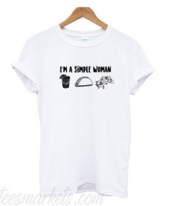Im A Simple Woman T-Shirt From Teesmarkets