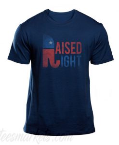 Vintage Raised Right Republican T-Shirt