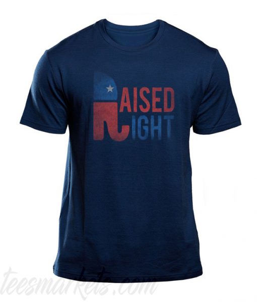 Vintage Raised Right Republican T-Shirt