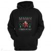 When I think about you I touch my elf Christmas hoodie