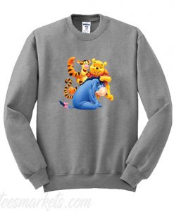 Winnie the Pooh Eeyore and Tiger Sweatshirt
