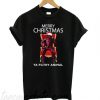 Merry Christmas Deadpool Ya Filthy Animal T shirt