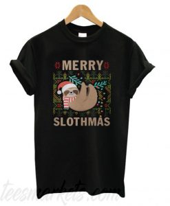 Merry Slothmas T shirt