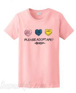 Please Adopt A Pet Shop Light Pink Unisex adult T shirt