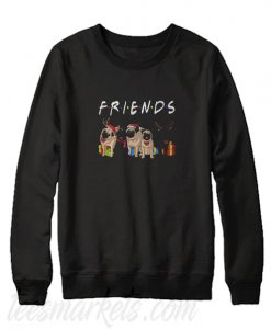 Pugs Friends Christmas Sweatshirt