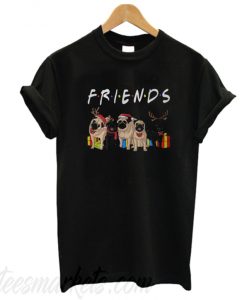 Pugs Friends Christmas T-shirt