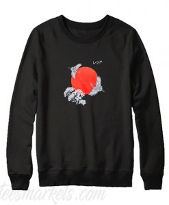 Stork And moon Back Sweatshirt