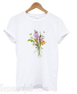 Crystal Flower Bouquet New  T shirt