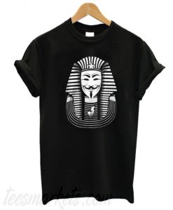 Pharaoh Anonymous King Tut Disobey Guy Fawkes Black New T-Shirt