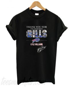Thank you for the memories Bills Kyle Williams 95 New T-shirt