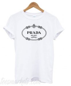 Prada Crew Logo New T shirt