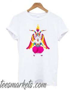 1997 Neon Rainbow Baphomet New T shirt T-Shirt