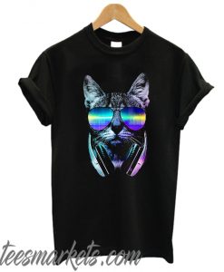 Music Lover Cat New T-Shirt