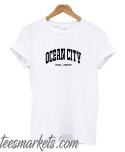 Ocean City New Jersey White New T-Shirt