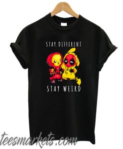 Pikapool Deadchu Stay Different Stay Weird New T-Shirt
