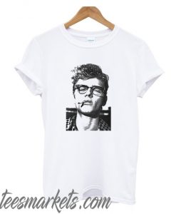 James Dean Glasses & Smoking New T Shirt