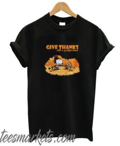 Snoopy - Give Thanks With A Grateful Heart New  T-Shirt