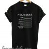 Programmer Stats New T Shirt