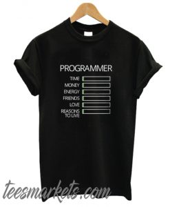 Programmer Stats New T Shirt