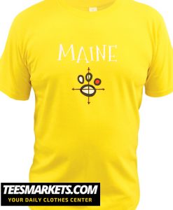 Maine NorthEast Dog Paw New T-Shirt