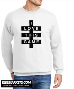 I Love This Game Back New Sweatshirt