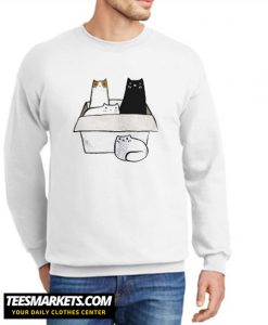 4 Cats in a Box New Sweatshirt
