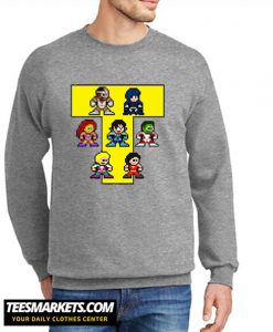 8-Bit NEW TEEN TITANS New Sweatshirt