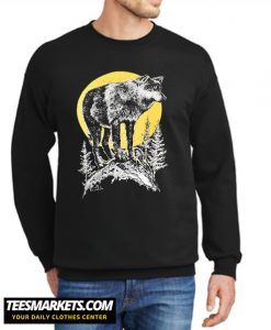 90s Wolf Full Moon New Sweatshirt