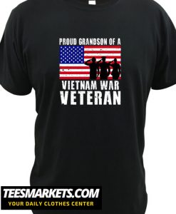Proud Grandson Of a Vietnam War veteran New T Shirt