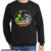 Space Alien Astronaut Arm Wrestling UFO New Sweatshirt