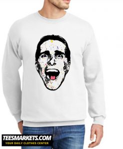 hristian Bale American Psycho New Sweatshirt