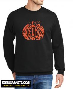 Monogrammed Pumpkin New Sweatshirt