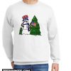Patriotic Christmas Snowman New Sweatshirt
