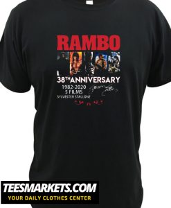 Rambo 38th Anniversary New Tshirt