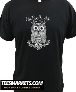 Owl on The Night New T shirt