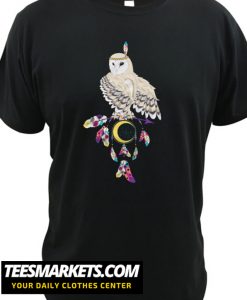 Owl on dreamcatcher New T shirt